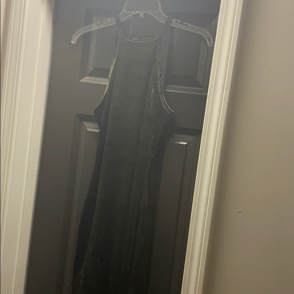 Suede dress